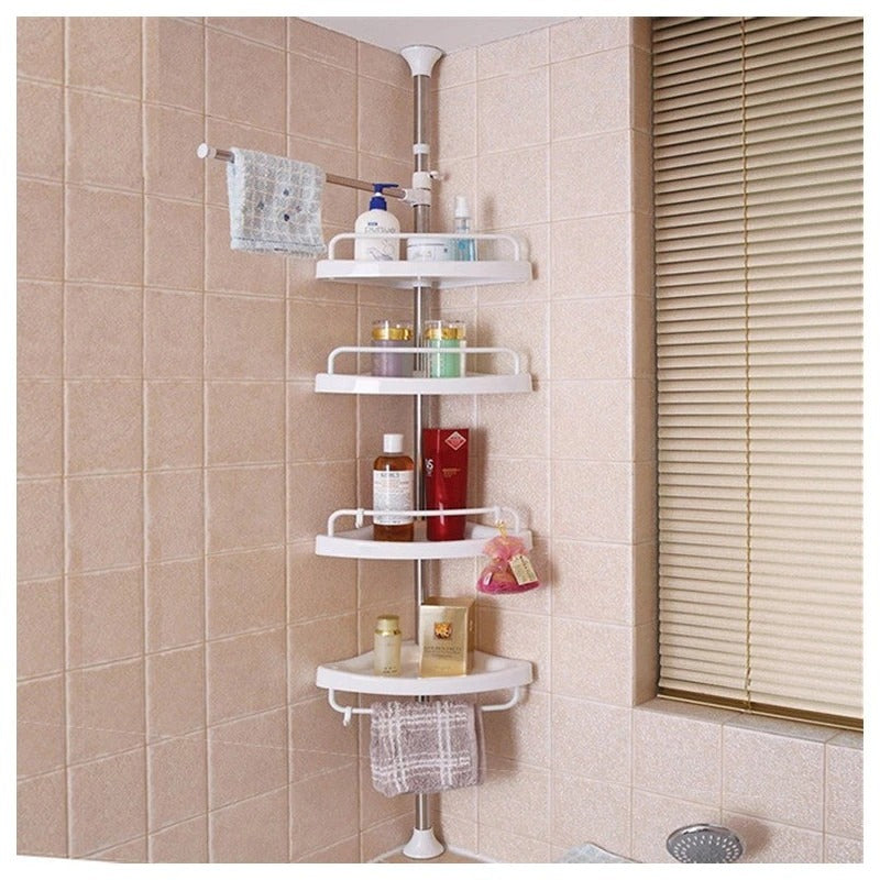 Raft telescopic de perete pentru baie