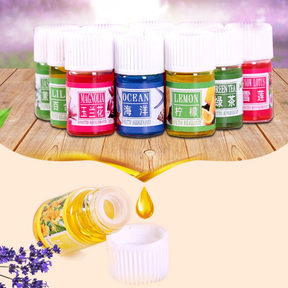 Set 12 uleiuri esentiale pentru aromaterapie, 12x 3 ml