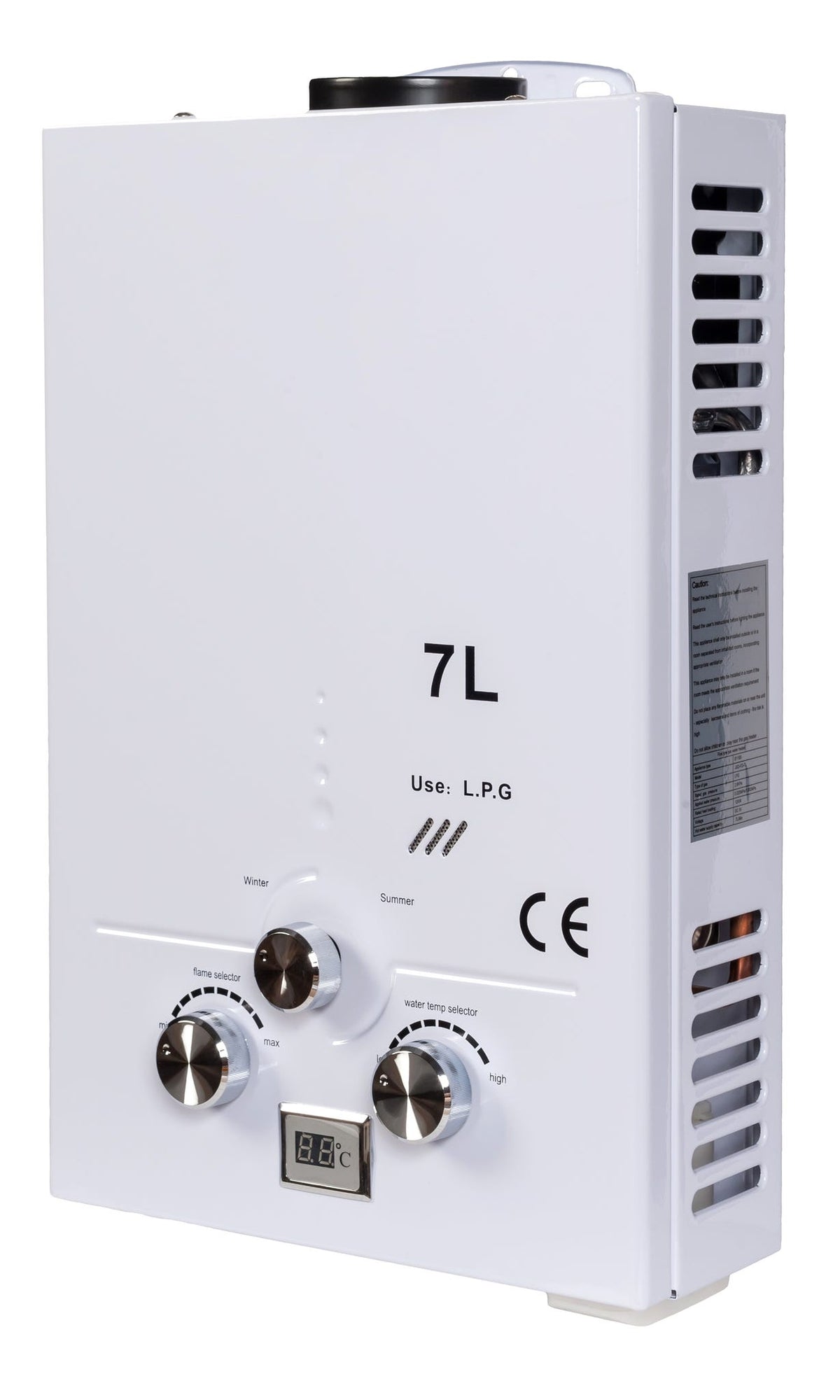 Instant pe gaz, debit 7l/min, 1200 W
