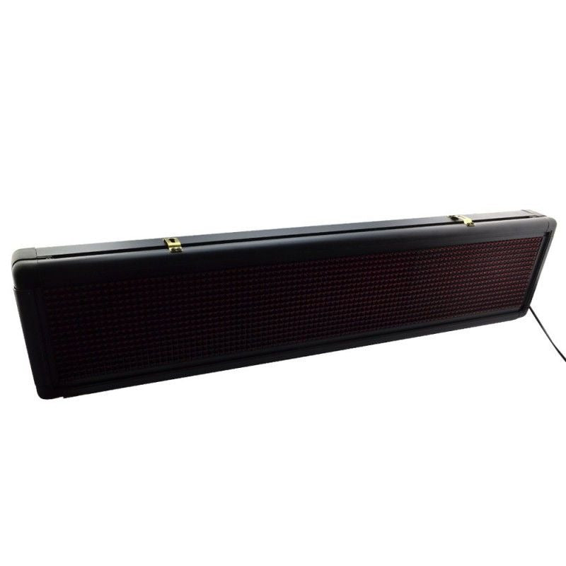 Reclama luminoasa, afisaj LED Dublu, Fata-Verso, personalizabila pentru exterior-interior, 100x40cm