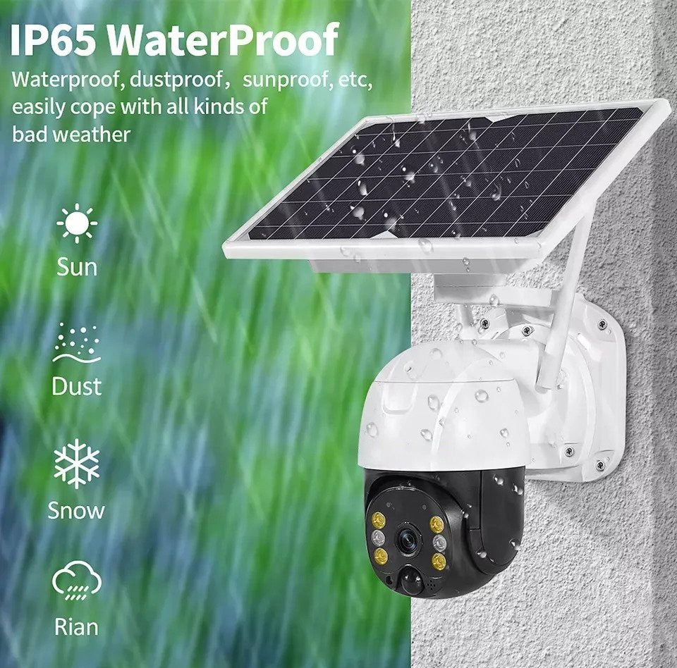 Camera de supraveghere conectare wireless cu panou solar