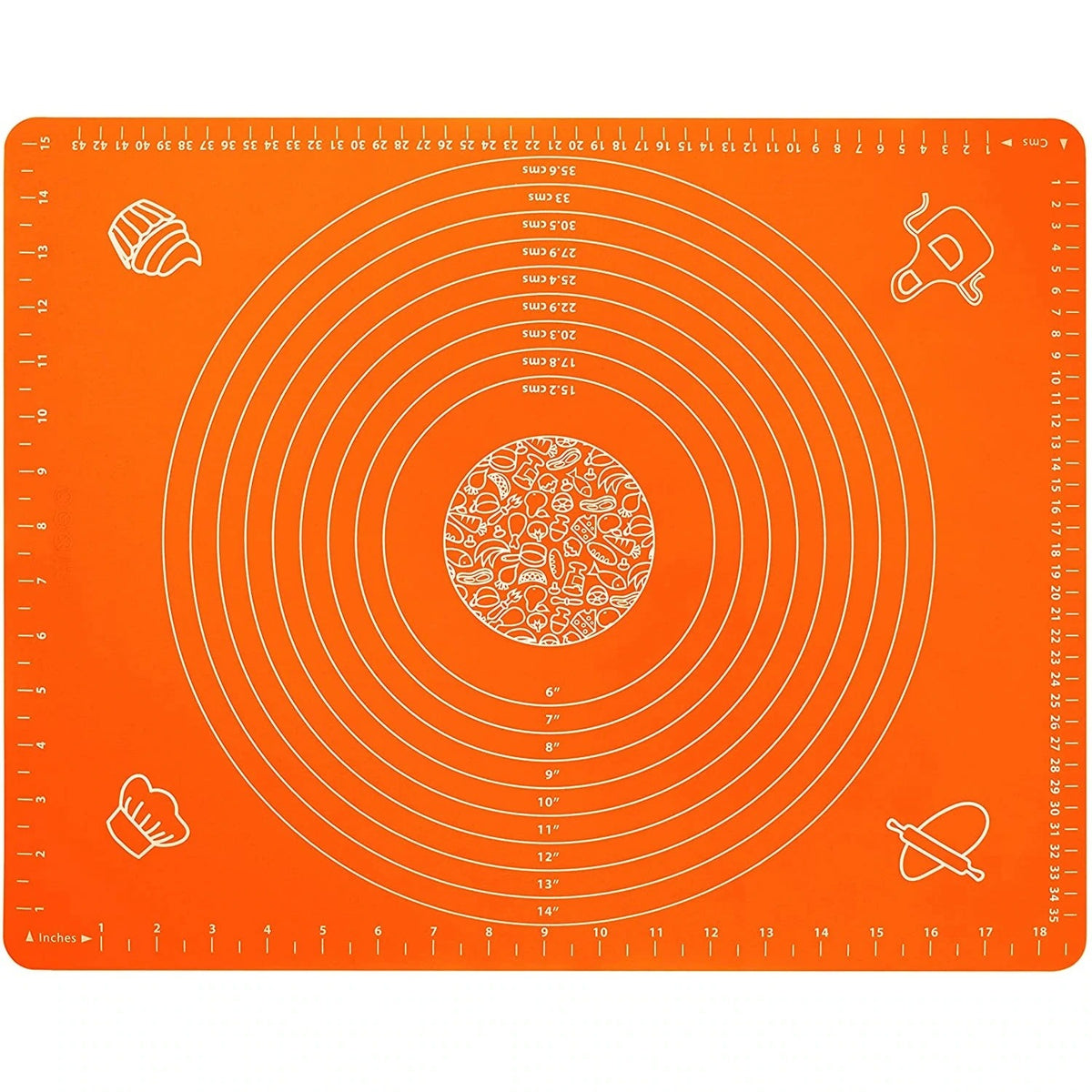 Covoras din silicon alimentar tip plansa pentru patiserie sau pizza