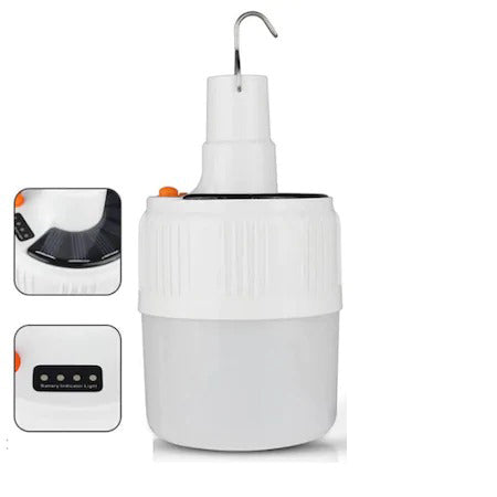 Lampa solara cu 3 moduri de iluminare, telecomanda, prindere cu carlig