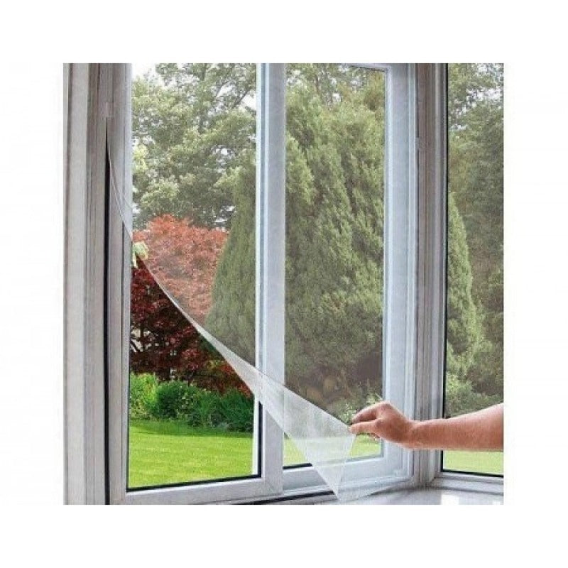Pachet impotriva insectelor: 2 x plasa pentru fereastra + perdea usa