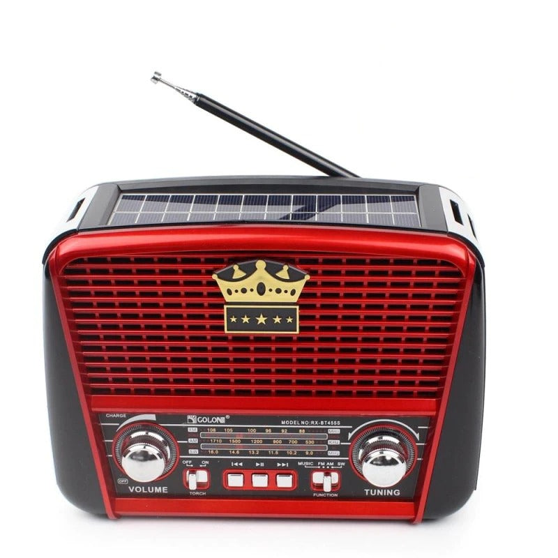 Radio portabil, Solar, MP3 player, FM/ AM/ SW3, USB, Card SD/ TF