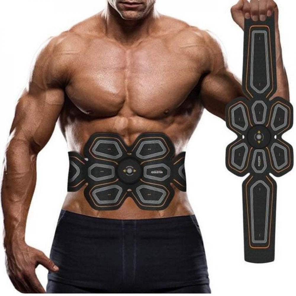 Centura stimulare musculara abdomen EMS, cu acumulator propriu