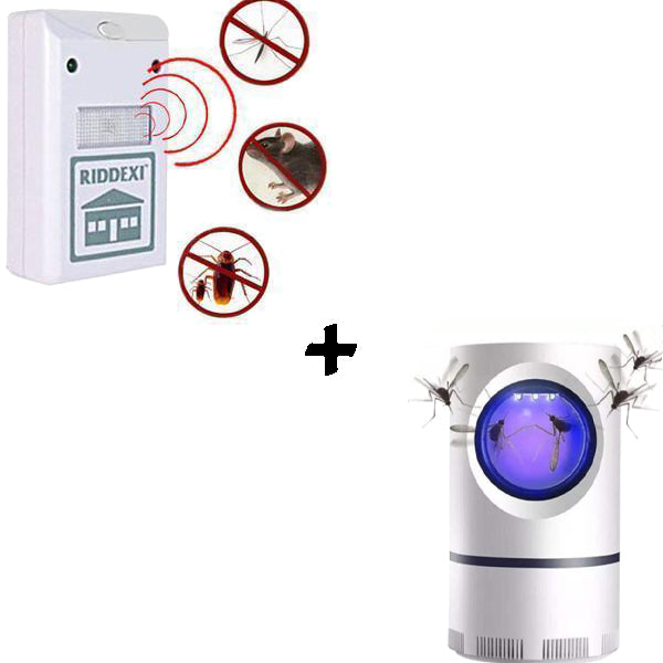 Pachet 1 + 1 Lampa UV impotriva insectelor si Aparat contra Daunatorilor