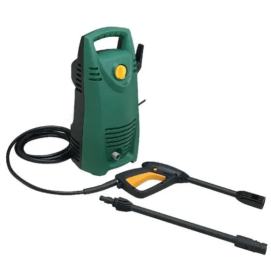 Aparat de spalat cu presiune, jet de apa 300 L/h, dotat cu lance si recipient pentru detergent 
