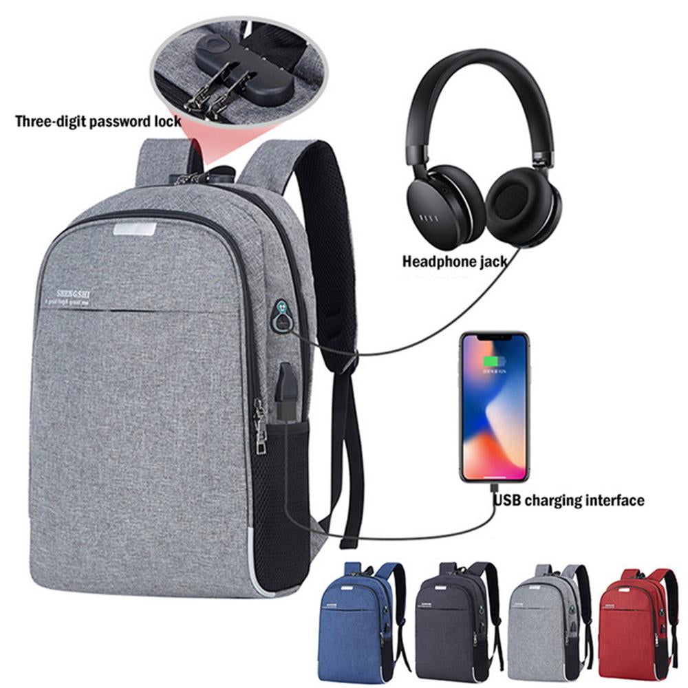 Ghiozdan impermeabil Anti-Furt, compartiment pentru laptop, echipat cu port USB - Stil și siguranță într-un singur rucsac!