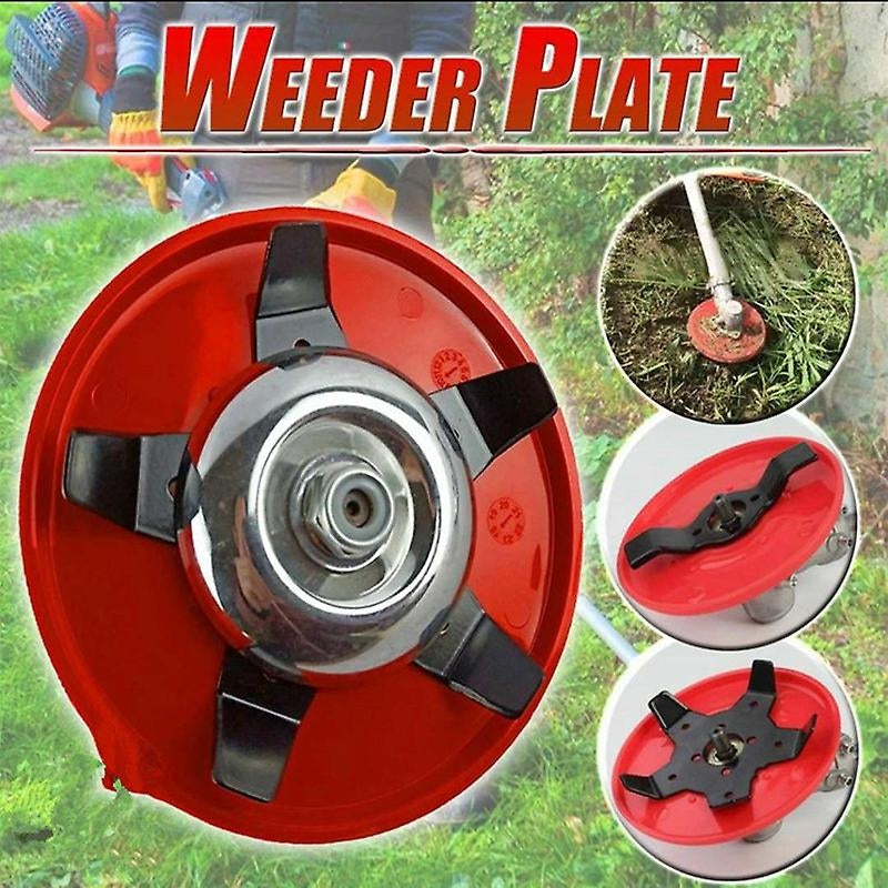 Set 3 piese, accesoriu motocoasa cu disc pentru indepartare buruieni si plivit iarba