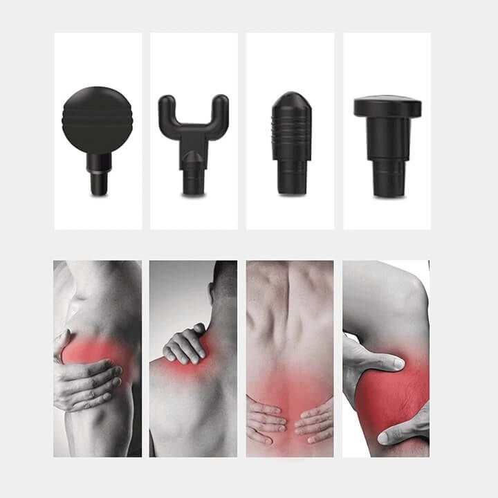 Aparat Pentru Masaj Profesional, Tip Pistol, Pentru Gat, Spate, Maini, Picioare, Anti Celulita, Motor Silentios, 3300 Rotatii / min