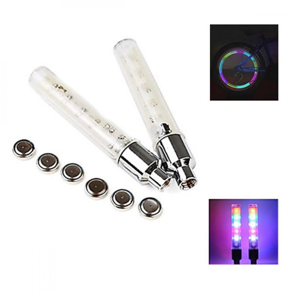 Set 2 Lampi Bicicleta 5 Led Multicolore Lichidare Stoc