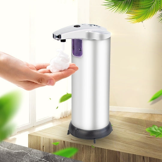 Dozator de sapun electric, cu senzor infrarosu, din inox
