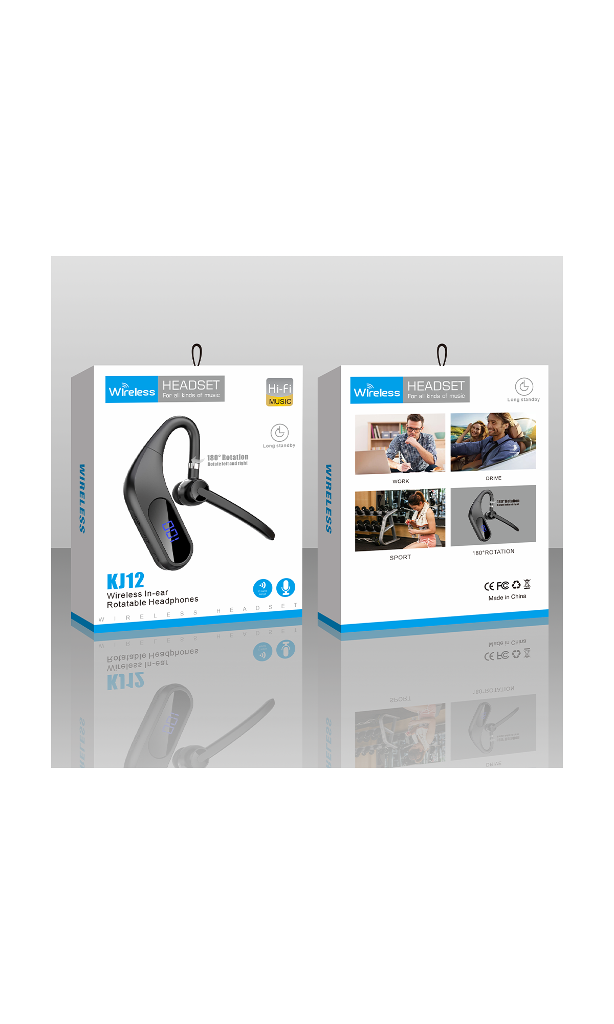 Casti bluetooth KJ12 