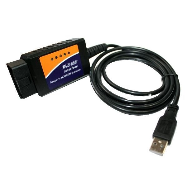 Interfata diagnoza auto OBD2 ELM 327, conectare prin USB