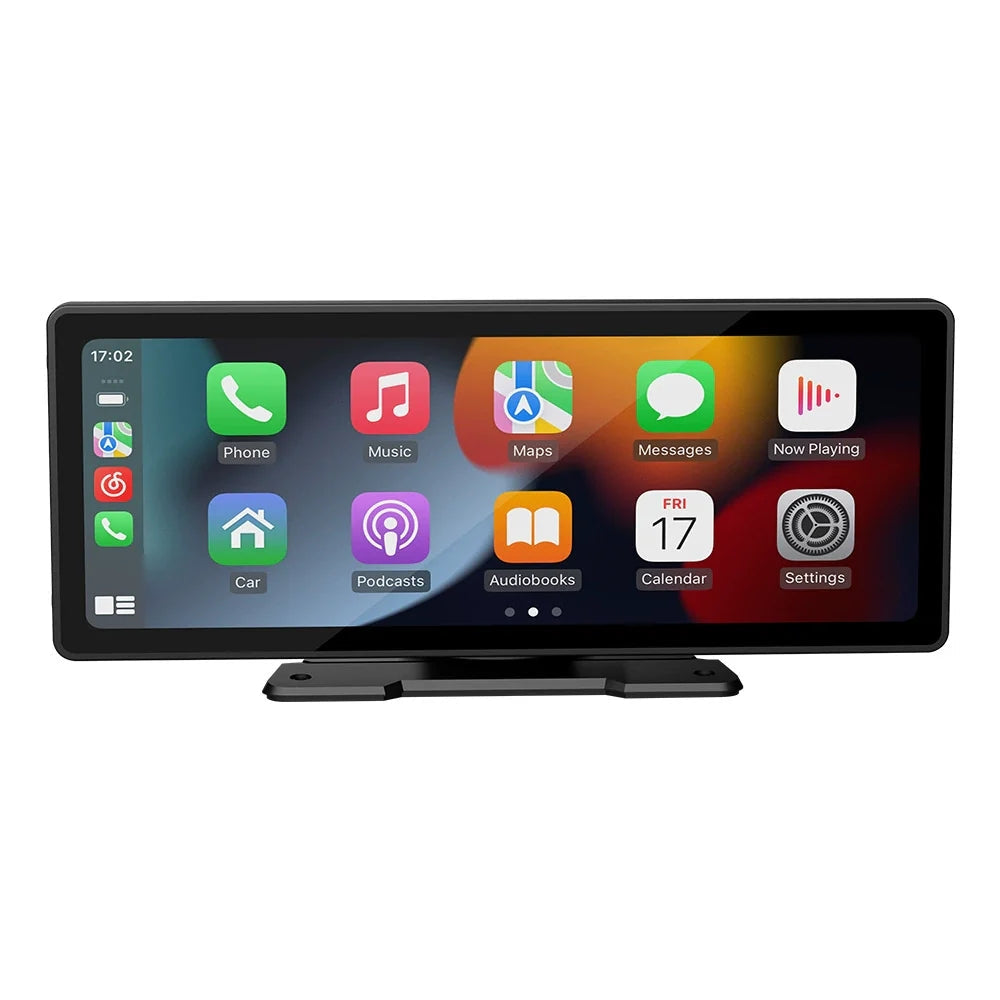 Navigație Auto Portabilă 10.26” HD – Wireless Apple CarPlay & Android Auto, Bluetooth Integrat