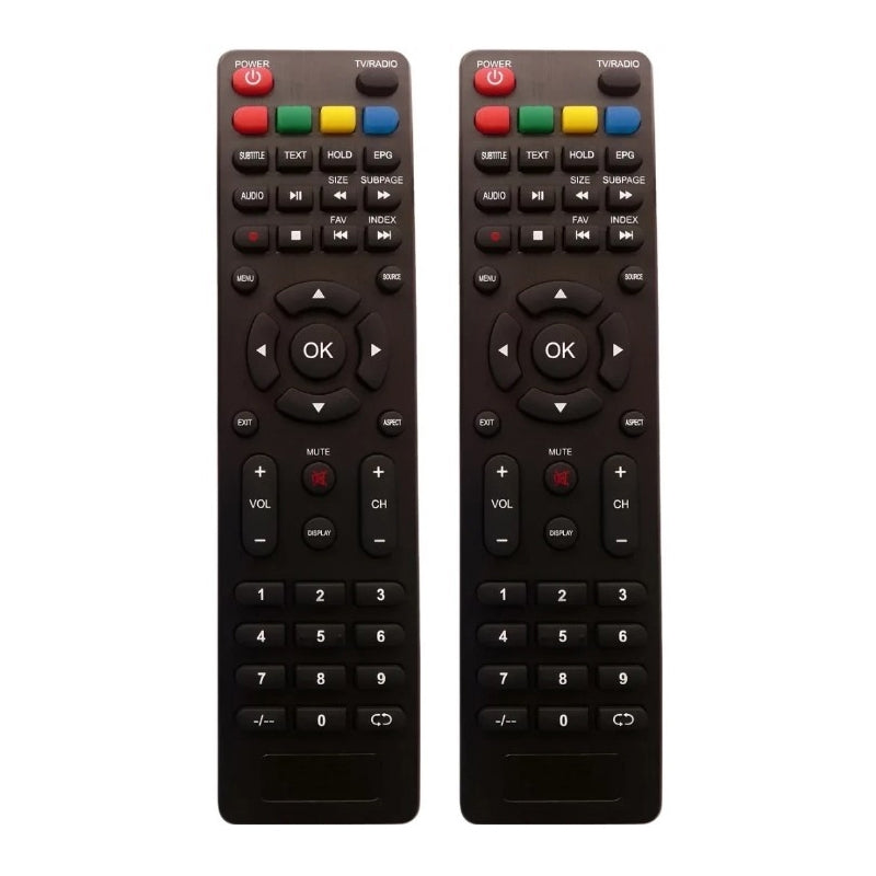 Pachet 2 telecomenzi LCD-LED Nei/Vortex/Schneider