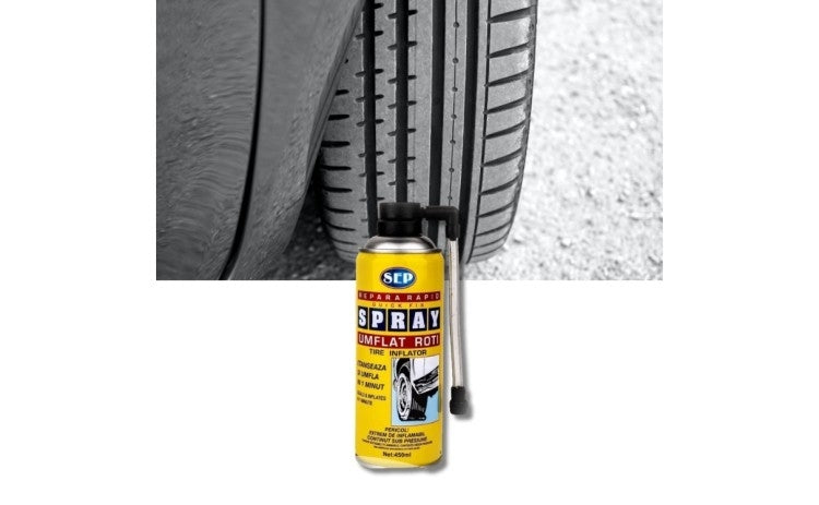  Pachet Promotional ! 1+1 Spray reparatie anvelope, 450 ml