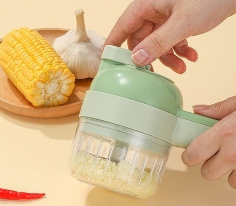 Tocator si maruntitor electric pentru alimente si legume 4 in 1